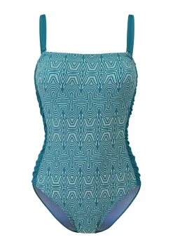 Maillot de bain avec fronces sur les côtés