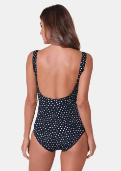 Maillot de bain à motif pois