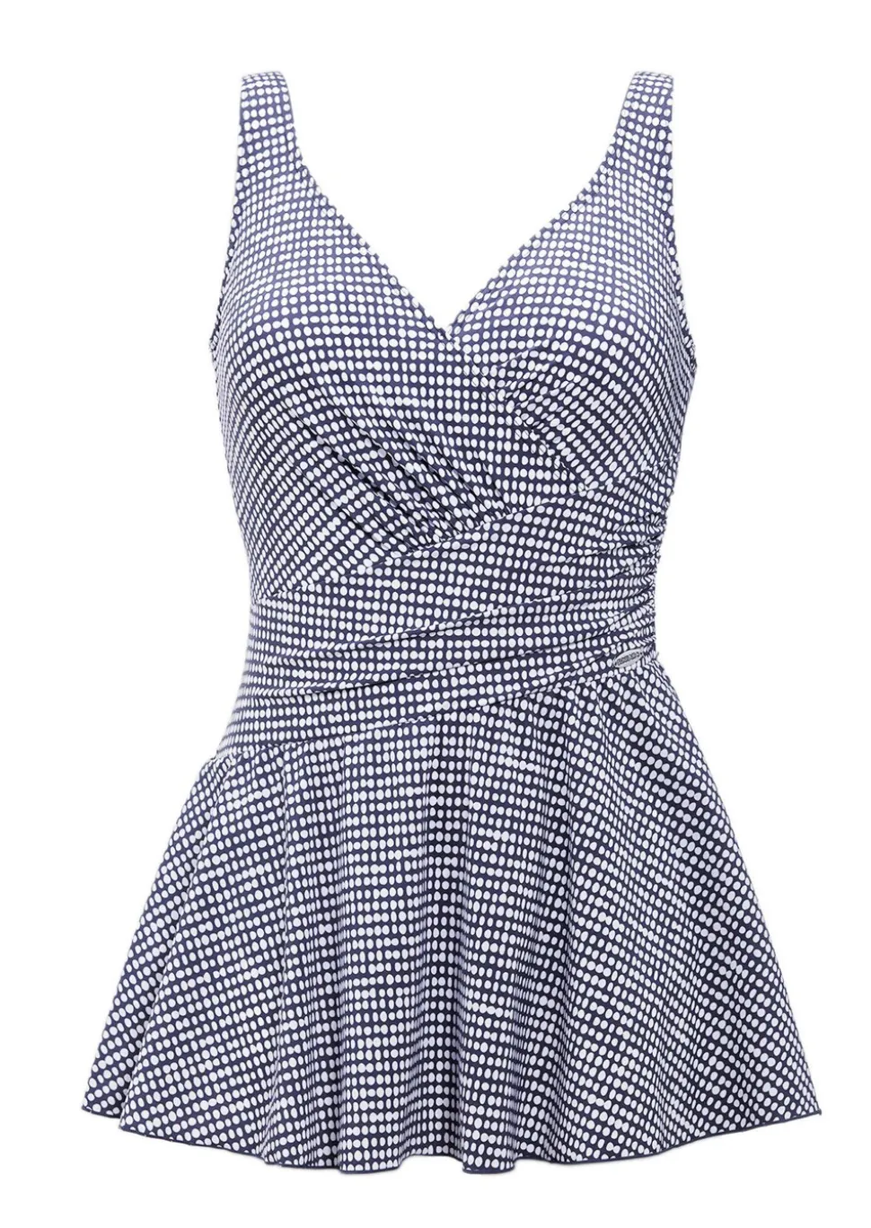 Maillot de bain style cache-cœur avec jupette