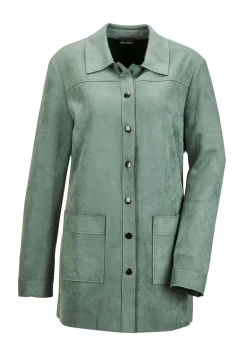 Manteau court, aspect velours