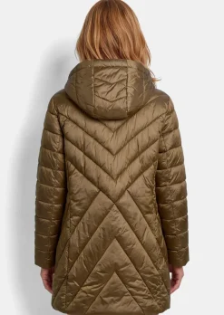 Manteau court matelassé
