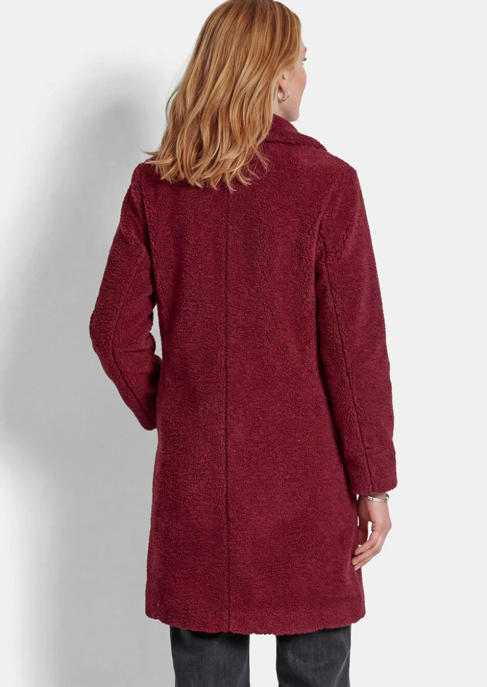 Manteau en teddy ultradoux