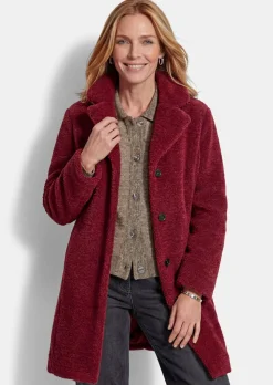 Manteau en teddy ultradoux