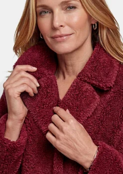 Manteau en teddy ultradoux