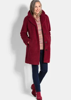Manteau en teddy ultradoux
