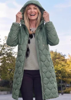 Manteau matelassé avec capuche