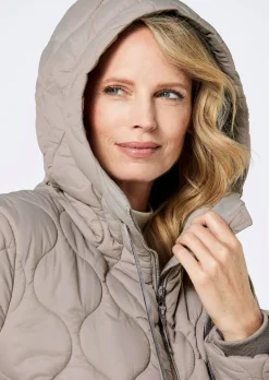 Manteau matelassé avec capuche