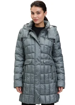 Manteau matelassé avec capuche amovible