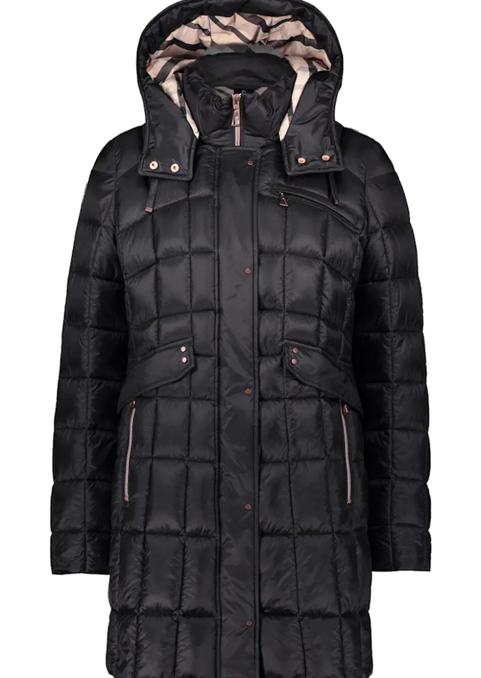 Manteau matelassé avec capuche amovible