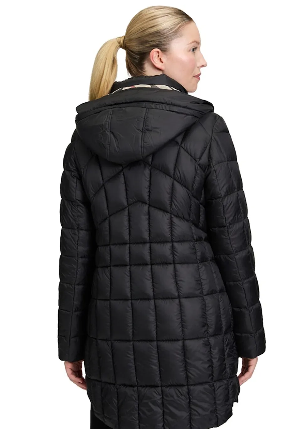 Manteau matelassé avec capuche amovible