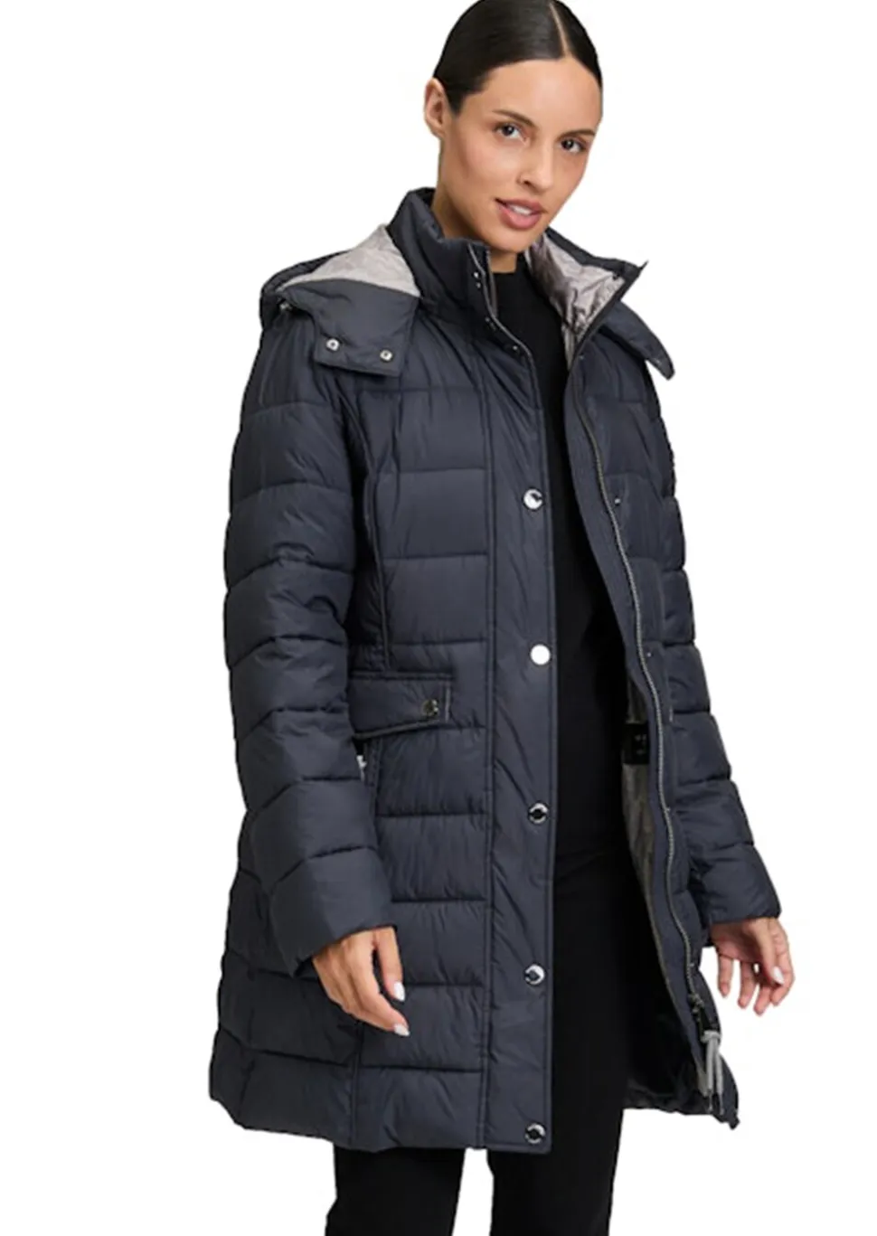 Manteau matelassé avec capuche amovible