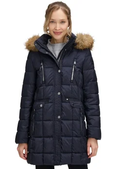 Manteau matelassé avec de nombreuses poches zippées