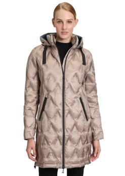 Manteau matelassé avec poches zippées