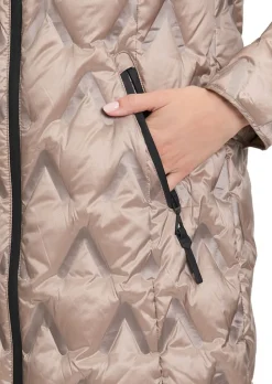 Manteau matelassé avec poches zippées