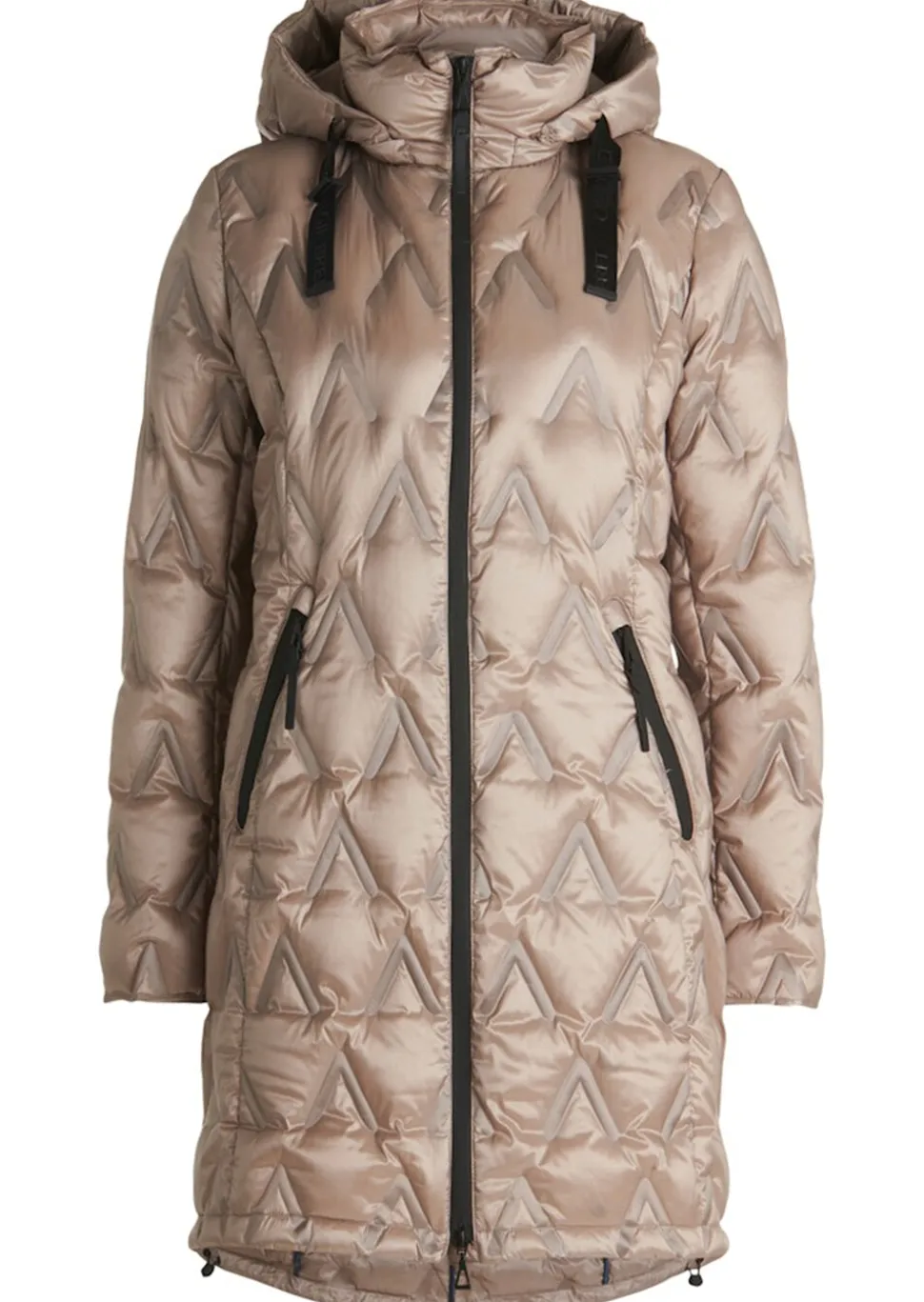Manteau matelassé avec poches zippées