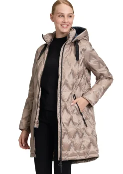 Manteau matelassé avec poches zippées