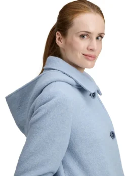 Manteau noble avec capuche amovible