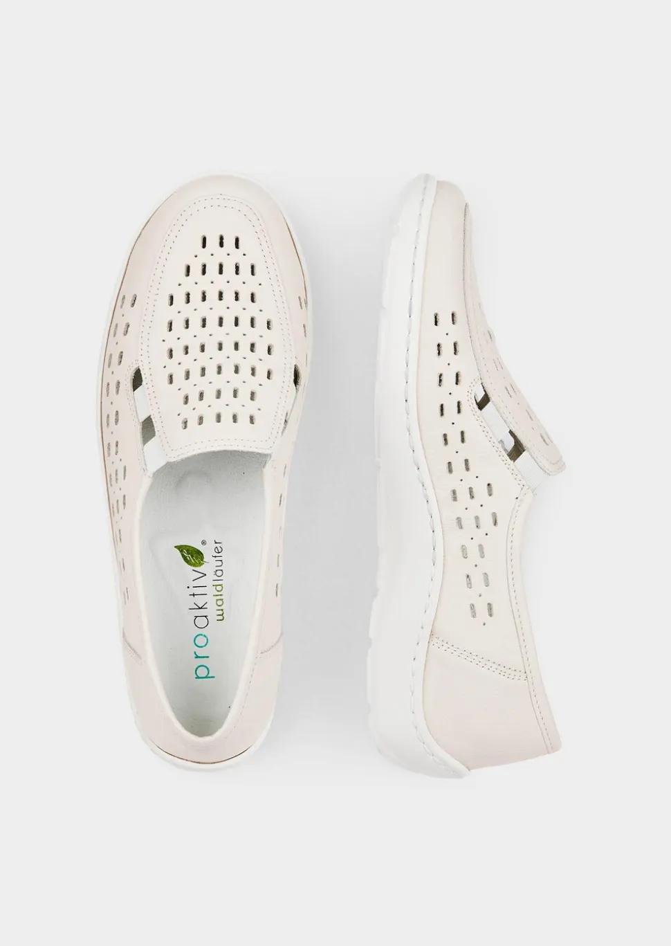 Mocassins avec voûte plantaire amovible