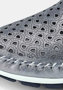 Mocassins en cuir, avec voûte plantaire amovible