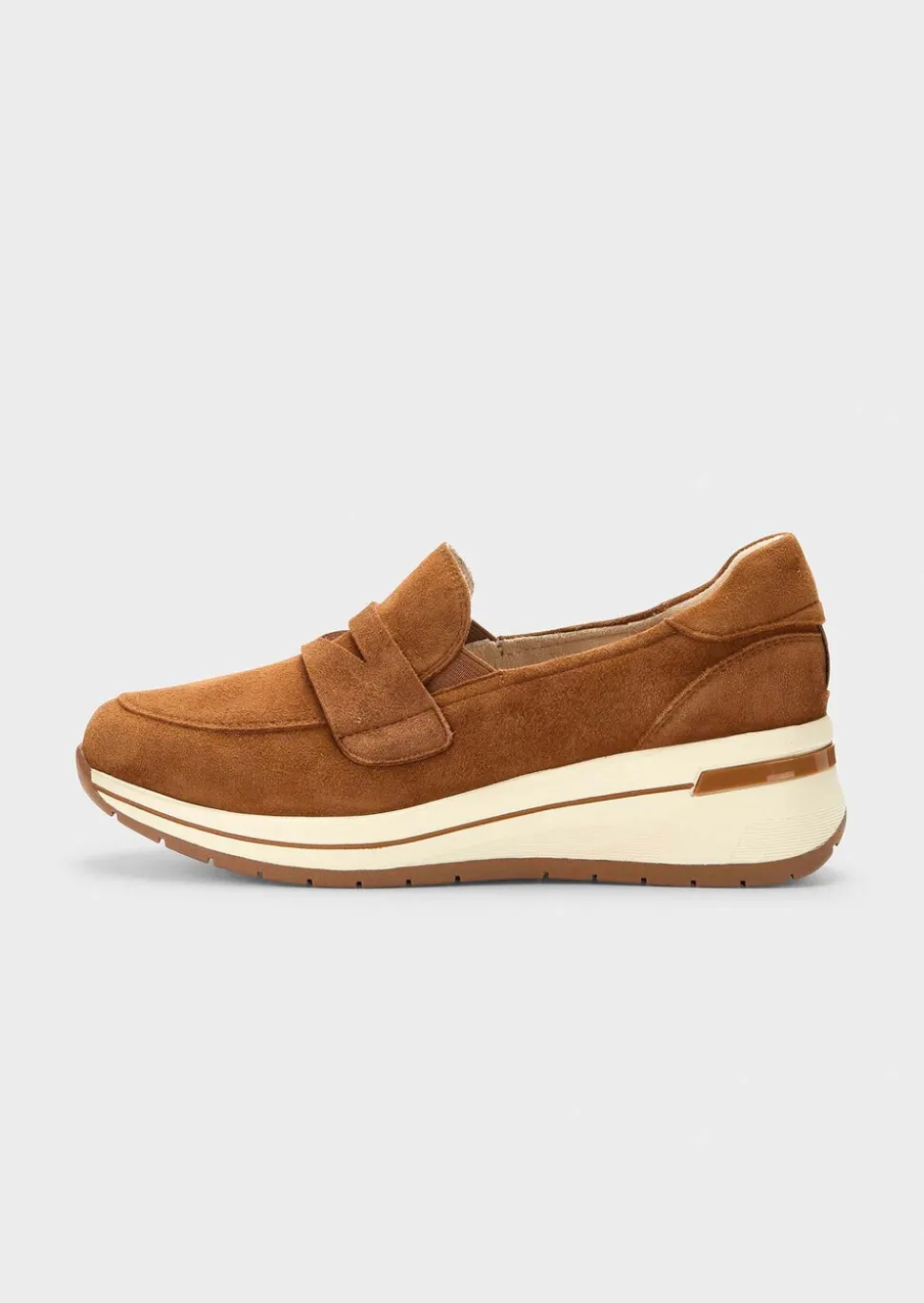 Mocassins en cuir suédé véritable