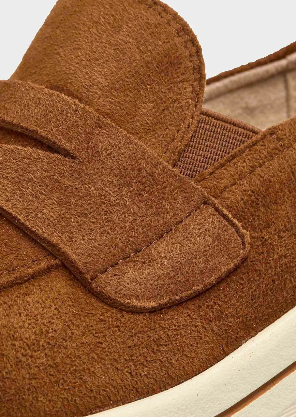 Mocassins en cuir suédé véritable