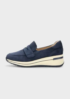 Mocassins en cuir suédé véritable