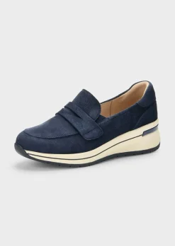 Mocassins en cuir suédé véritable