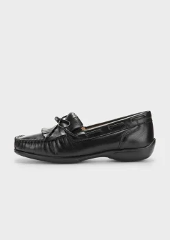 Mocassins en cuir véritable
