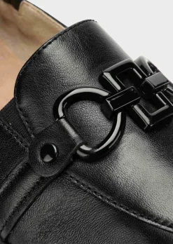 Mocassins en cuir véritable