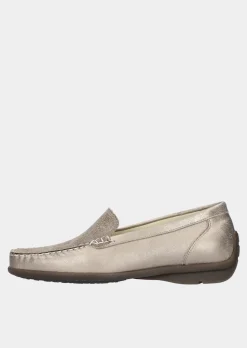Mocassins en cuir véritable