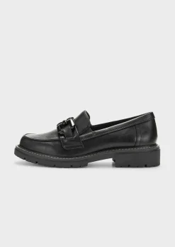 Mocassins JANA en similicuir verni
