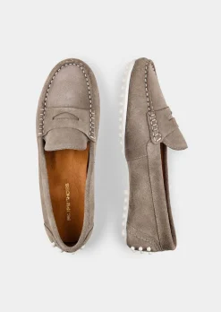 Mocassins élégants en cuir véritable