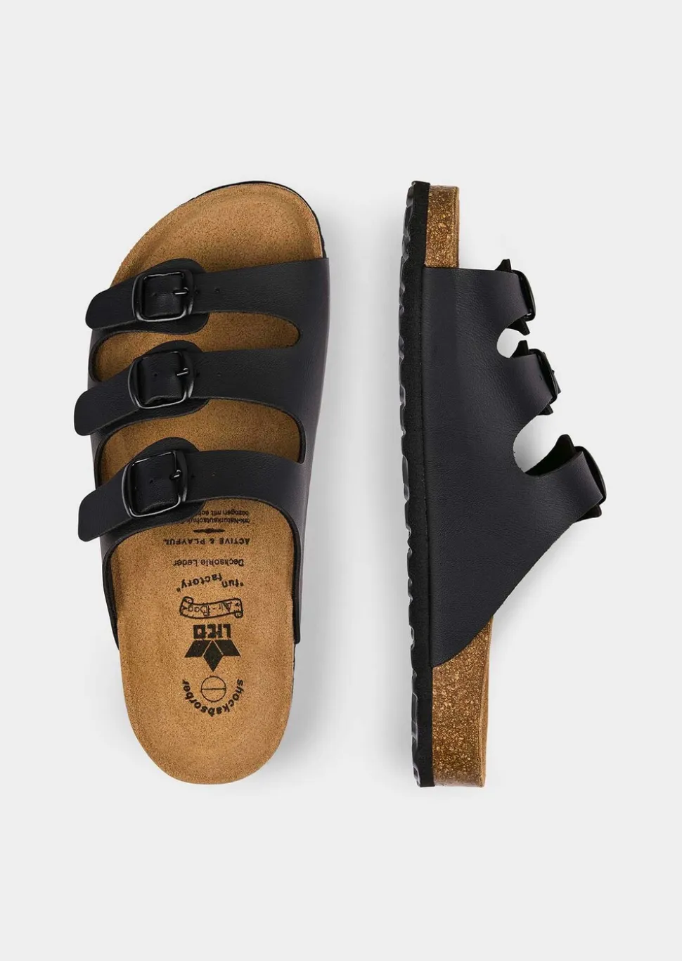 Mules avec brides réglables