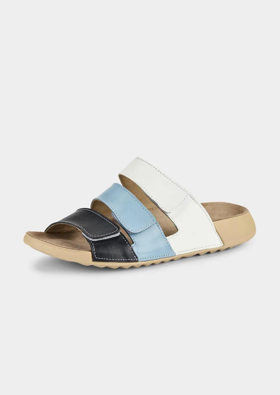 Mules en cuir, style marin