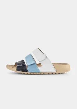 Mules en cuir, style marin