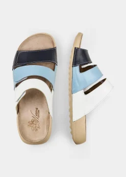 Mules en cuir, style marin