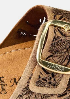 Mules en cuir véritable