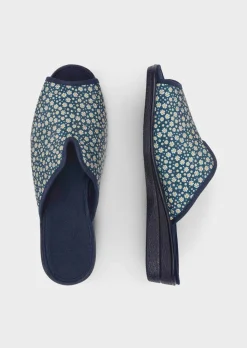 Mules à motif floral