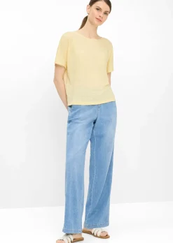 Pantalon ample en denim léger