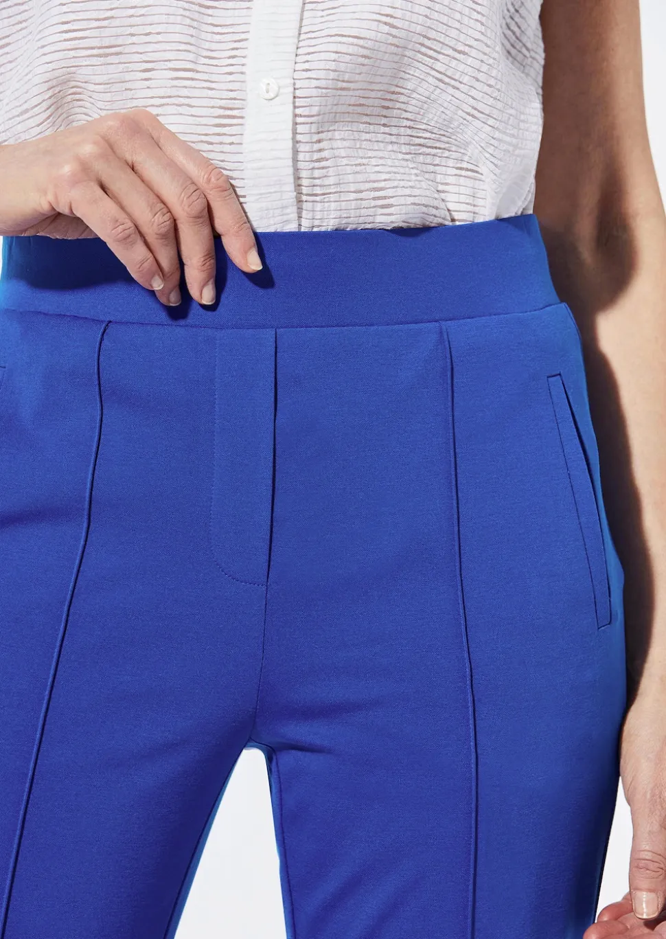 Pantalon ample SARA en jersey de viscose
