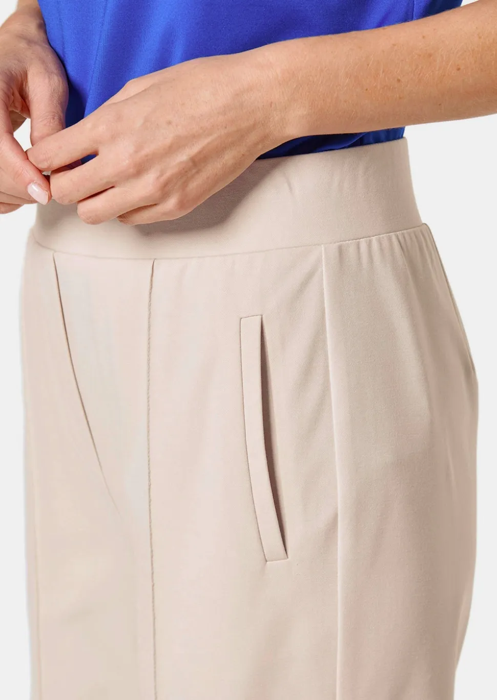 Pantalon ample SARA en jersey de viscose