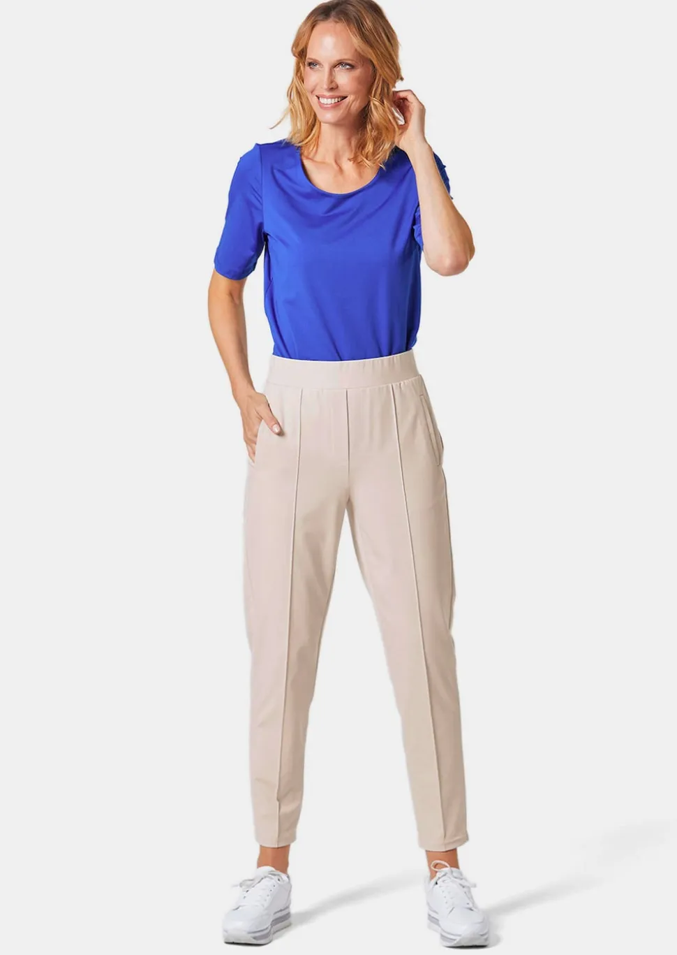 Pantalon ample SARA en jersey de viscose