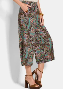 Pantalon ample VERA avec imprimé patchwork