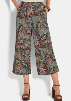 Pantalon ample VERA avec imprimé patchwork