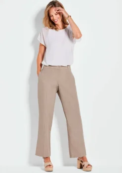 Pantalon ample VERA en lin et coton