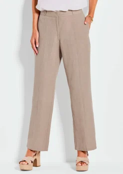 Pantalon ample VERA en lin et coton