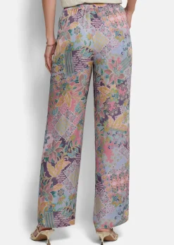 Pantalon ample VERA en satin de viscose