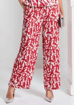Pantalon ample VERA en satin de viscose