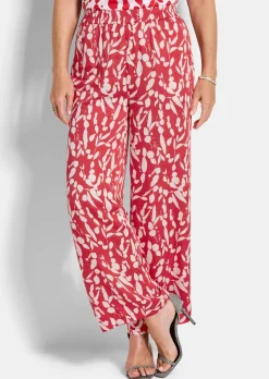 Pantalon ample VERA en satin de viscose