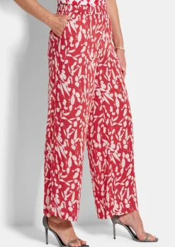 Pantalon ample VERA en satin de viscose